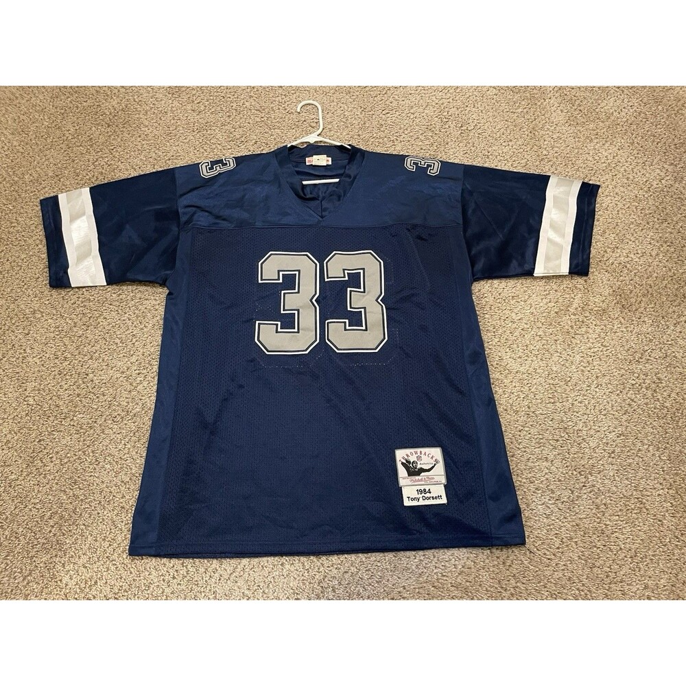 Mitchell & Ness NFL Dallas Cowboys Tony Dorsett #33 1984 Throwback Jersey S 54